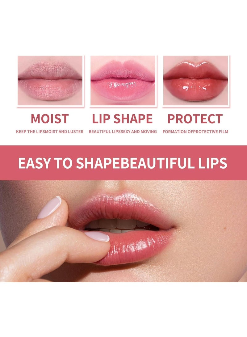 8Pcs Lip Balm Set, Nourish and Hydrate Lip Mask Moisturizing Fruit Flavor balm for Dry Cracked Day and Night Treatment Reduce Lines for Women Men - Image 3