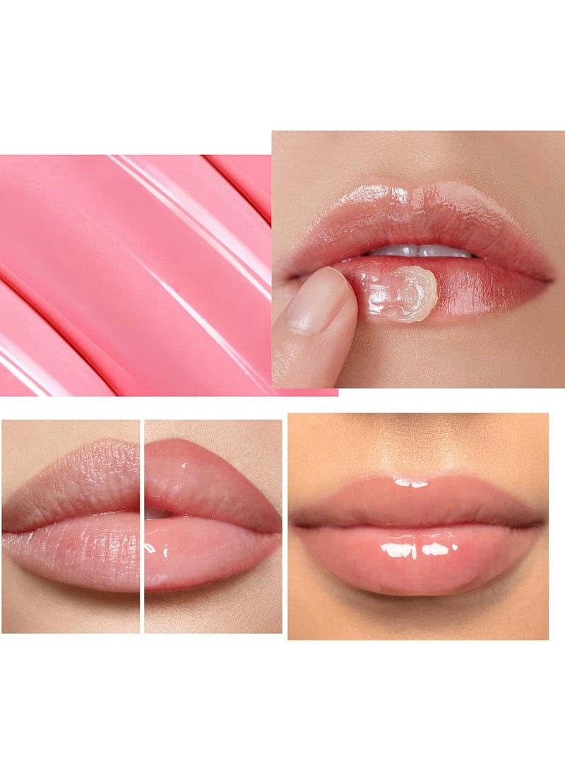 8Pcs Lip Balm Set, Nourish and Hydrate Lip Mask Moisturizing Fruit Flavor balm for Dry Cracked Day and Night Treatment Reduce Lines for Women Men - Image 5