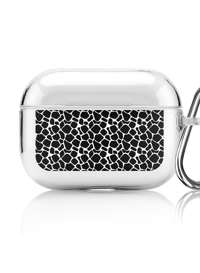 Stylizedd Classic Clear printed Case for Apple AirPods Pro 2nd Generation Thin Transparent Cover [Designed for Apple AirPods Pro 2nd Generation] - Cow Skin Print - Image 1