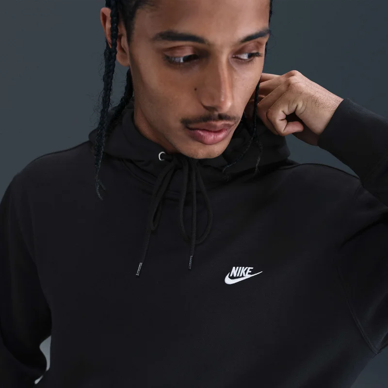 Nike Black Men's Club Hoodie for Men | Best Price UAE