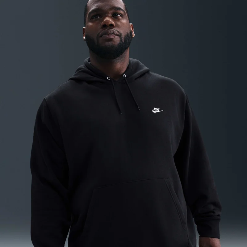 Nike Black Men's Club Hoodie for Men | Best Price UAE