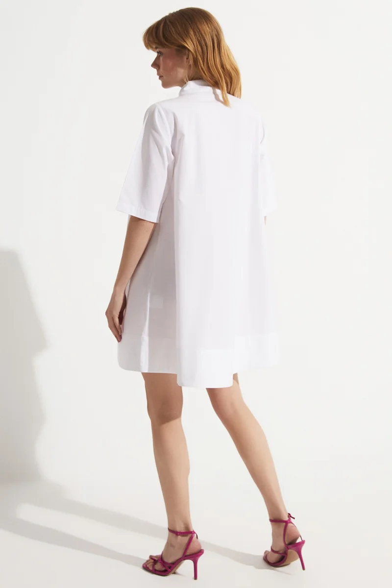 جون Poplin Shirt Dress