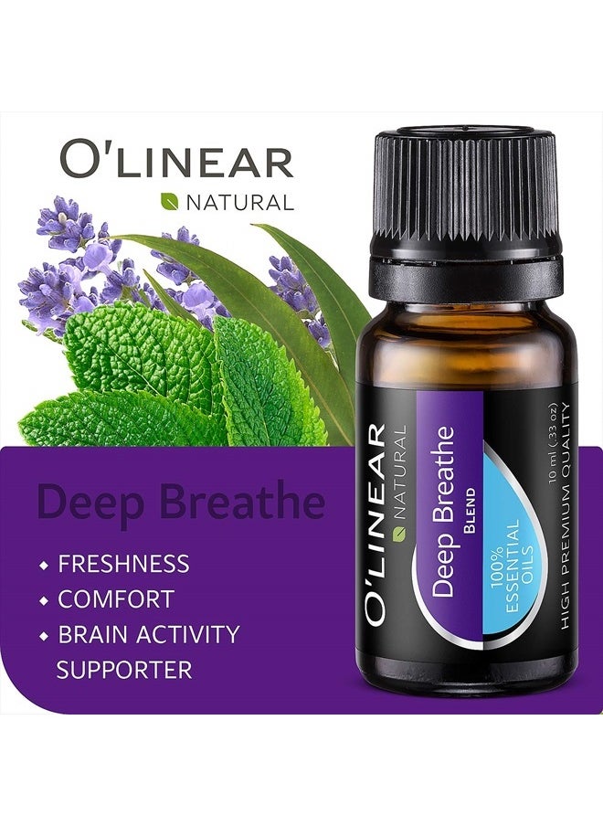 O'linear - O'linear Essential Oils 6 Blends Set - Perfect for Humidifiers and Diffusers, Aromatherapy Diffuser Oils Scents, Essential Oil Kit for Home Use, Essential Oil Pack with Various Scents - Image 1