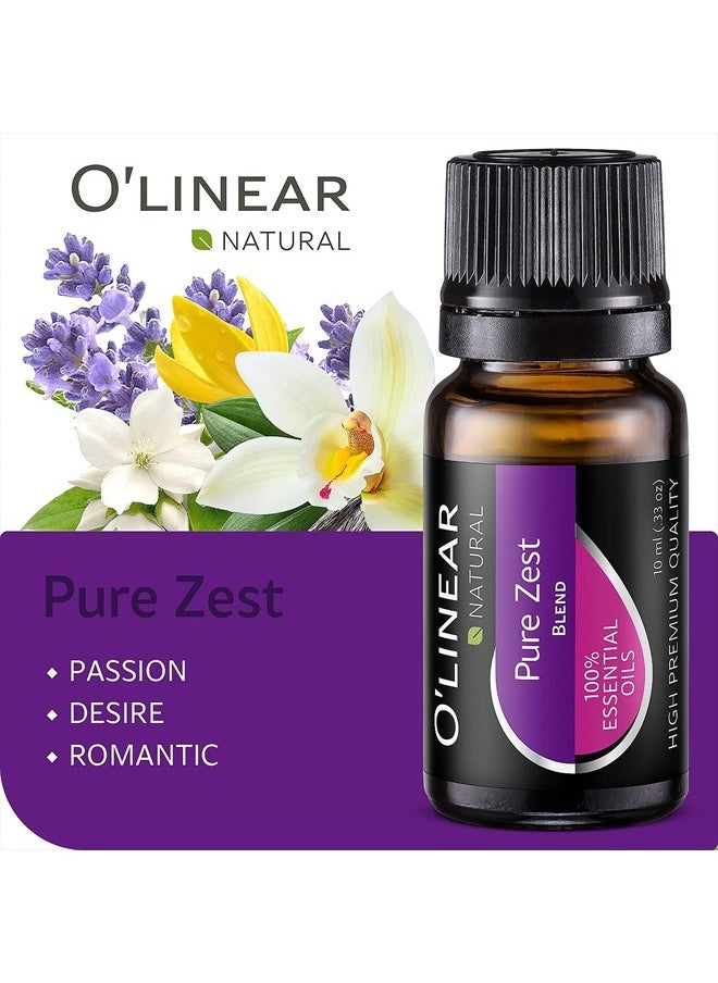 O'linear - O'linear Essential Oils 6 Blends Set - Perfect for Humidifiers and Diffusers, Aromatherapy Diffuser Oils Scents, Essential Oil Kit for Home Use, Essential Oil Pack with Various Scents - Image 1