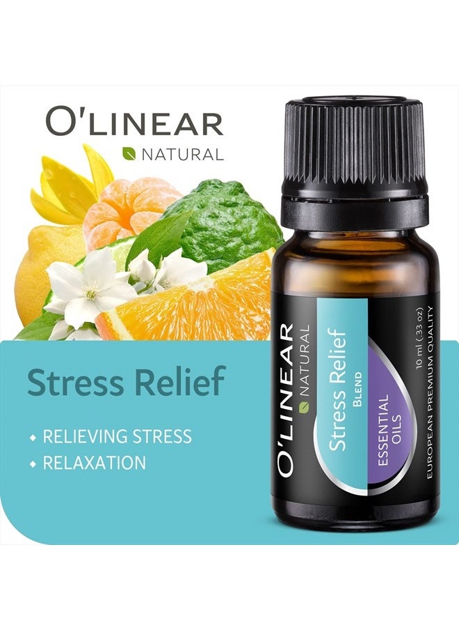 O'linear - O'linear Essential Oils 6 Blends Set - Perfect for Humidifiers and Diffusers, Aromatherapy Diffuser Oils Scents, Essential Oil Kit for Home Use, Essential Oil Pack with Various Scents - Image 1