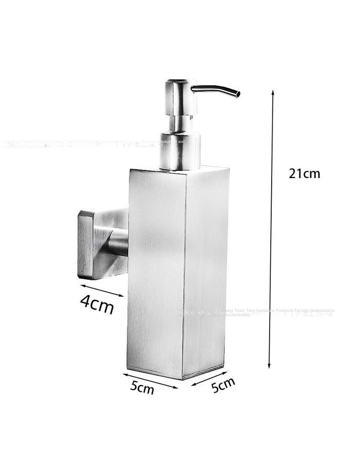 الأزرق جي دبليو 304 صابونين من الفولاذ المقاوم للصدأ معلق على الحائط ، شامبو الفندق ، هلام الاستحمام ، صندوق سائل سائل الضغط الأسود زجاجة الصابون - Image 1