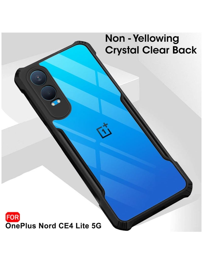 دبليو تيك ون بلس نورد CE4 لايت 5G 2024 هجين TPU سيليكون مع مصدات درع مرتفعة غطاء نحيف - أسود - Image 4