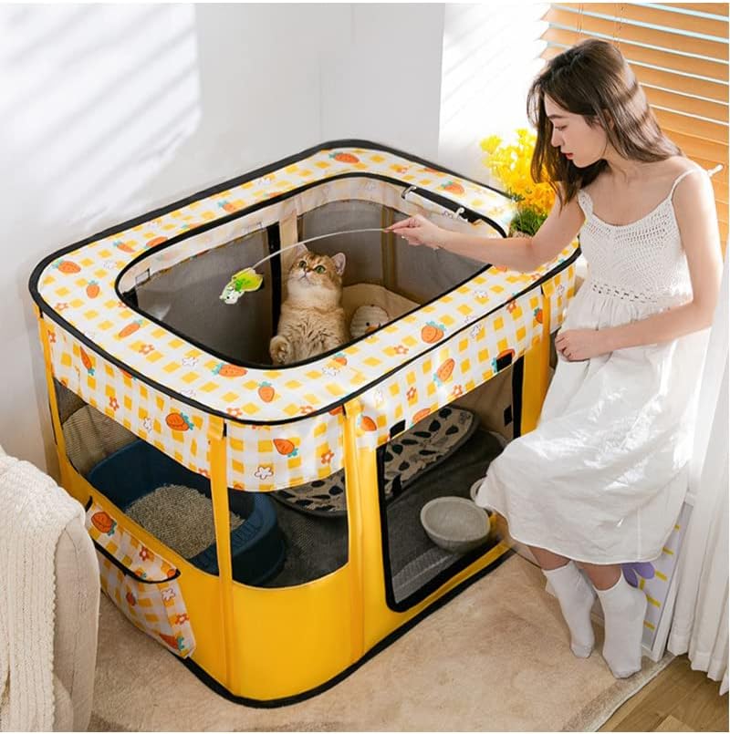 Sharpdo Portable Puppy Tent Cat Cage Pet Playpen - Image 5