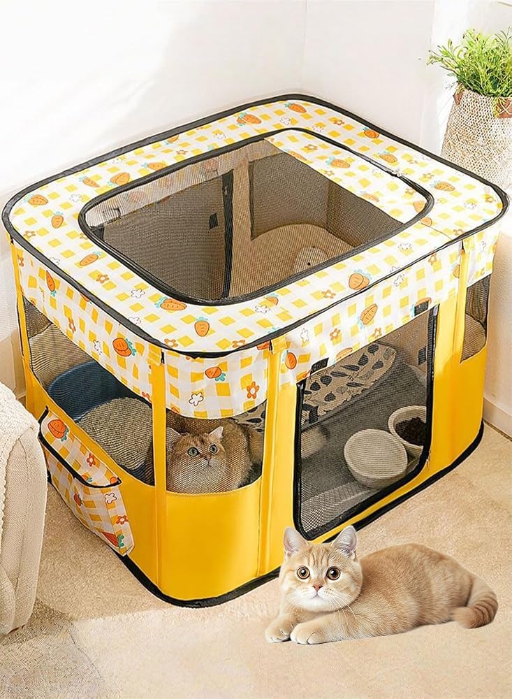 Sharpdo Portable Puppy Tent Cat Cage Pet Playpen - Image 1
