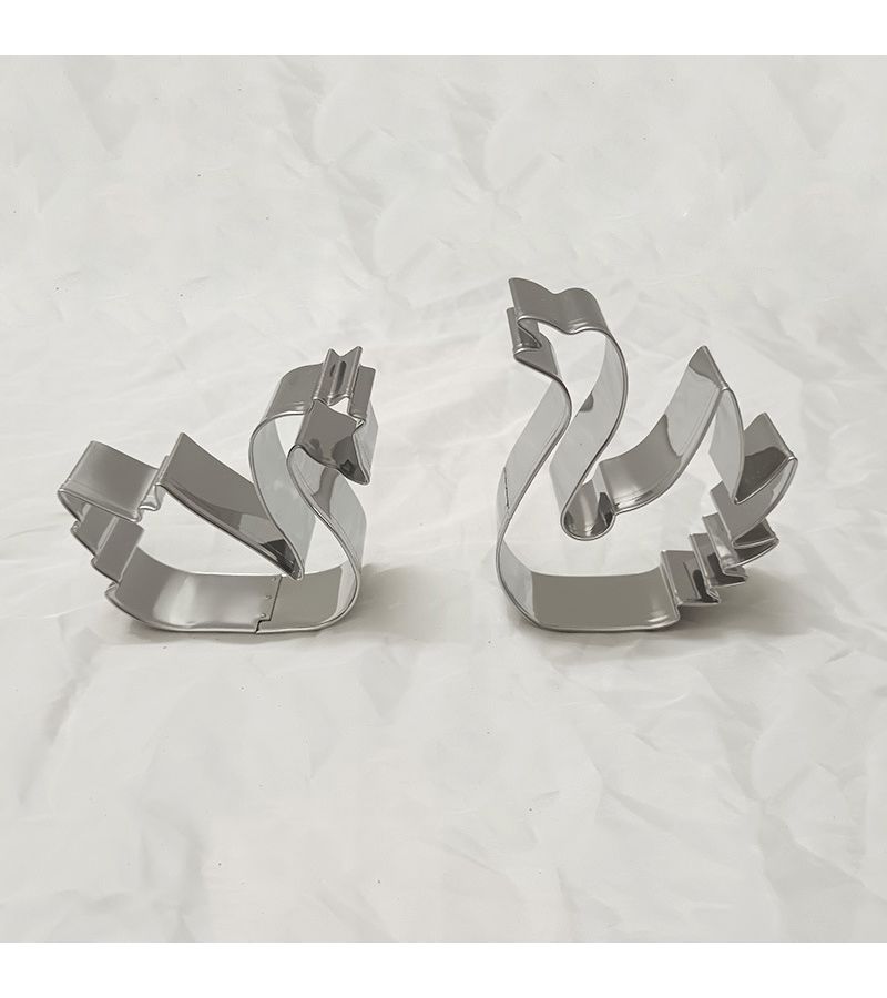 Stainless Steel Swan Cookie Cutter 304 Grade Durable Baking Tool - Image 3