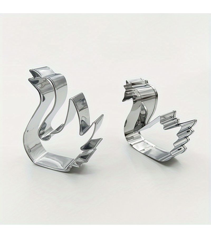 Stainless Steel Swan Cookie Cutter 304 Grade Durable Baking Tool - Image 4