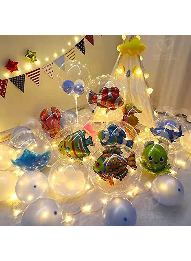 Efay Clear Balloons, 18" Pre Stretched 15 Packs Big Stuffing Crystal Clear Bubble Bobo Balloons For Air Or Helium Use - Image 5