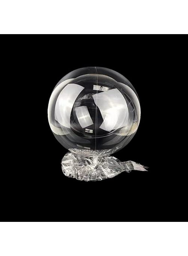 Efay Clear Balloons, 18" Pre Stretched 15 Packs Big Stuffing Crystal Clear Bubble Bobo Balloons For Air Or Helium Use - Image 1