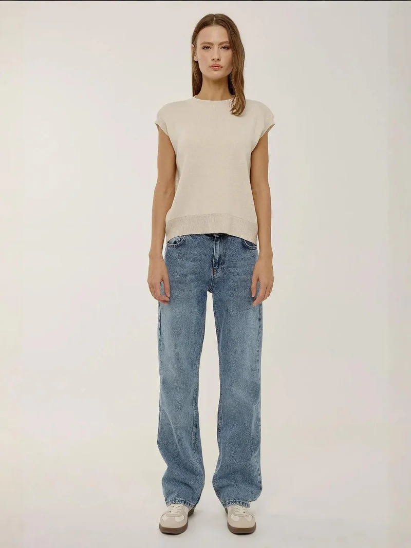 HICCUP Crew Neck Sweater Vest