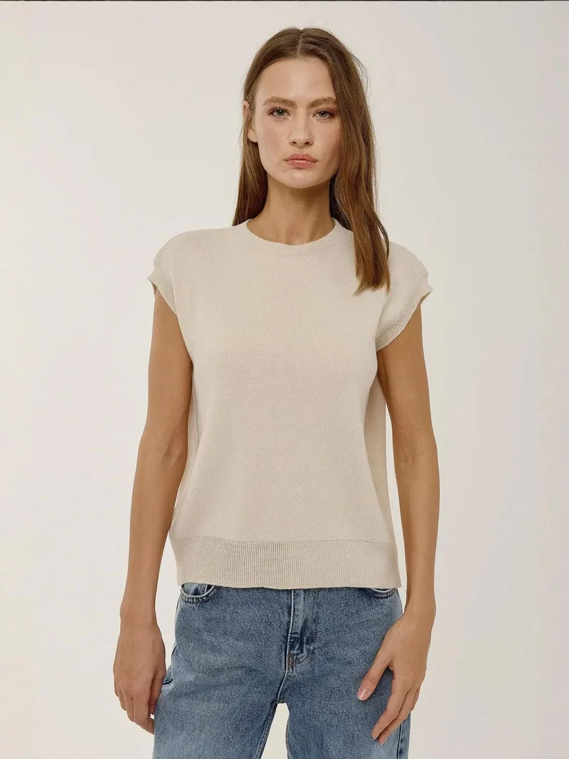 HICCUP Crew Neck Sweater Vest