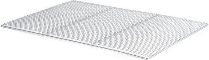 COMMERCIAL DONUT FRYING SCREEN MADE OF NICKEL PLATED WIRE MESH FOR DONUT FRYERS 17 X 25 SILVER