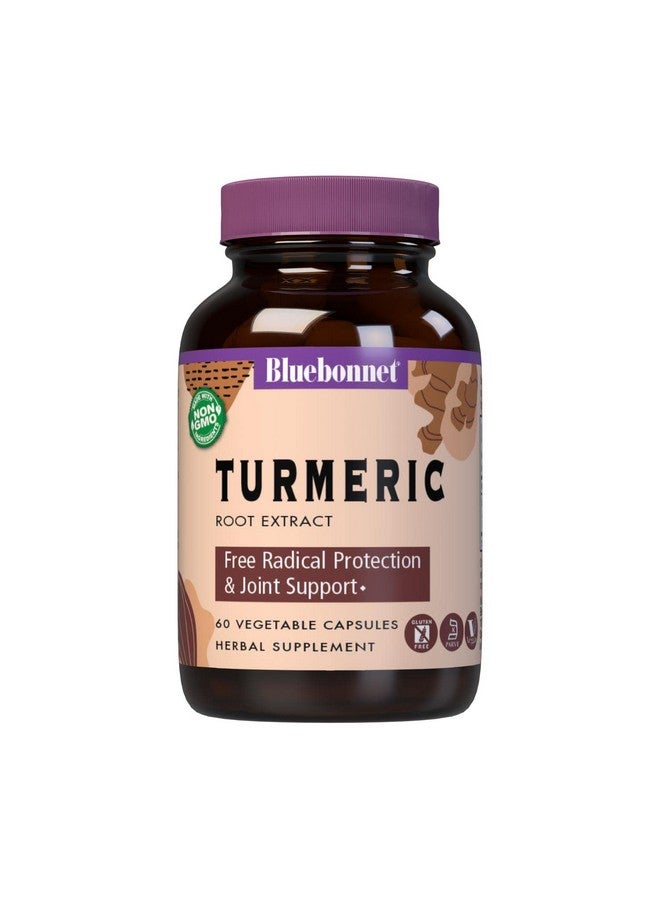 BlueBonnet Turmeric Root Extract Supplement, 60 Count - Image 1