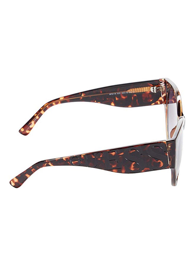 GUESS Women Cat Eye Sunglasses with Smoked Lenses - GF6118 52C 55mm - Image 3