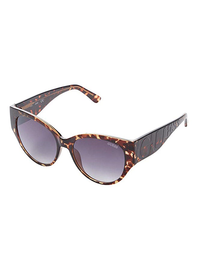 GUESS Women Cat Eye Sunglasses with Smoked Lenses - GF6118 52C 55mm - Image 1