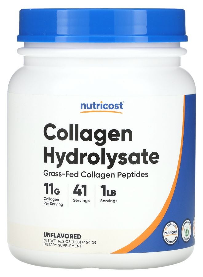 Nutricost Collagen Hydrolysate Unflavored 16.2 oz (454 g)