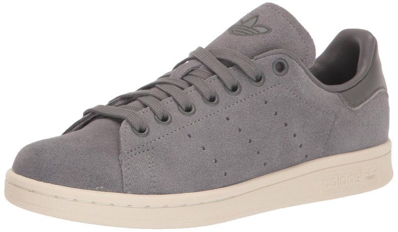 adidas Originals Men's Stan Smith Sneaker, Grey/Grey/Grey, 8 - Image 3