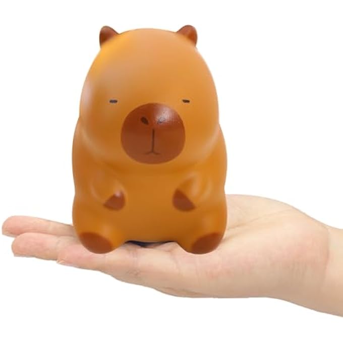 funnysquee Cute Water Hog Squishies Toy Birthday Gift for Kids,Kawaii Soft Animal Stress Relief Squishie Toy - Image 1