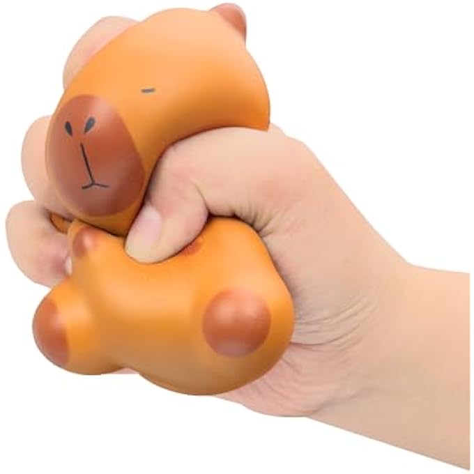 funnysquee Cute Water Hog Squishies Toy Birthday Gift for Kids,Kawaii Soft Animal Stress Relief Squishie Toy - Image 4