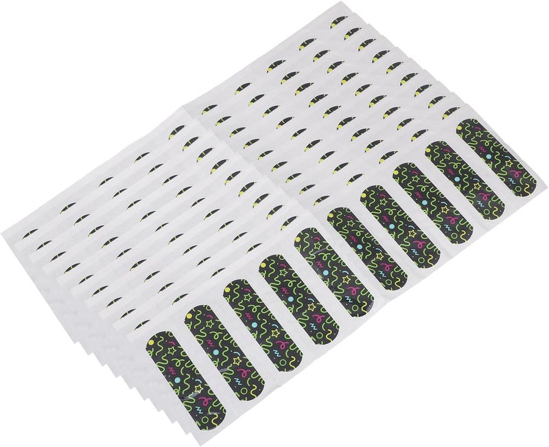COLLBATH Glowing Wound Care Patches 100pcs, Breathable Adhesive Bandages Cartoon Patterns, Night Safety Glow Fingertip Bandages for ’s Small Wounds and Injuries - Image 1