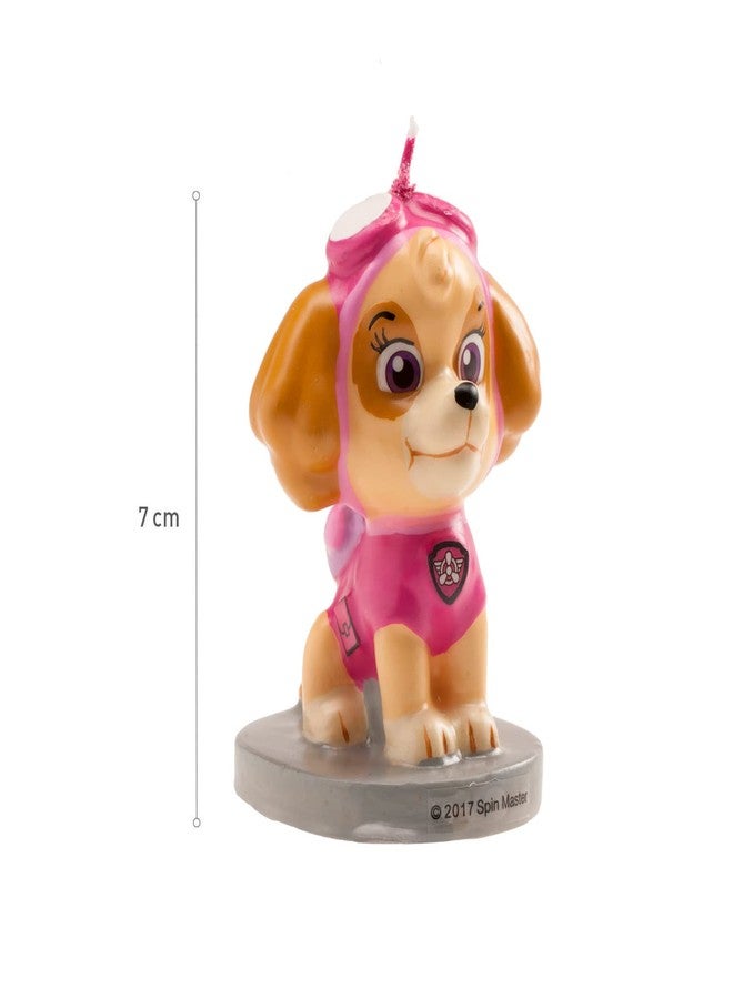 Dekora - 346181 Birthday Candle Skye Paw Patrol, Pink, 7 Cm (346181) - Image 4