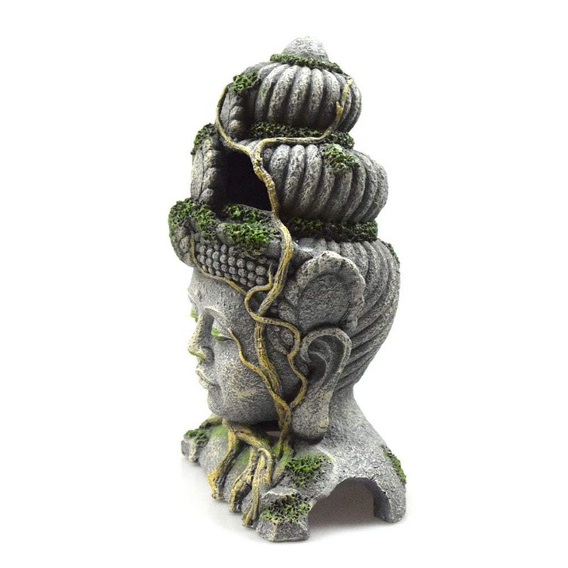 Mistletoe Natural Aquarium Buddha Statue Decoration for Cave for Large Fish Tank ONLY for Above 2ft Tank Decor - Image 5