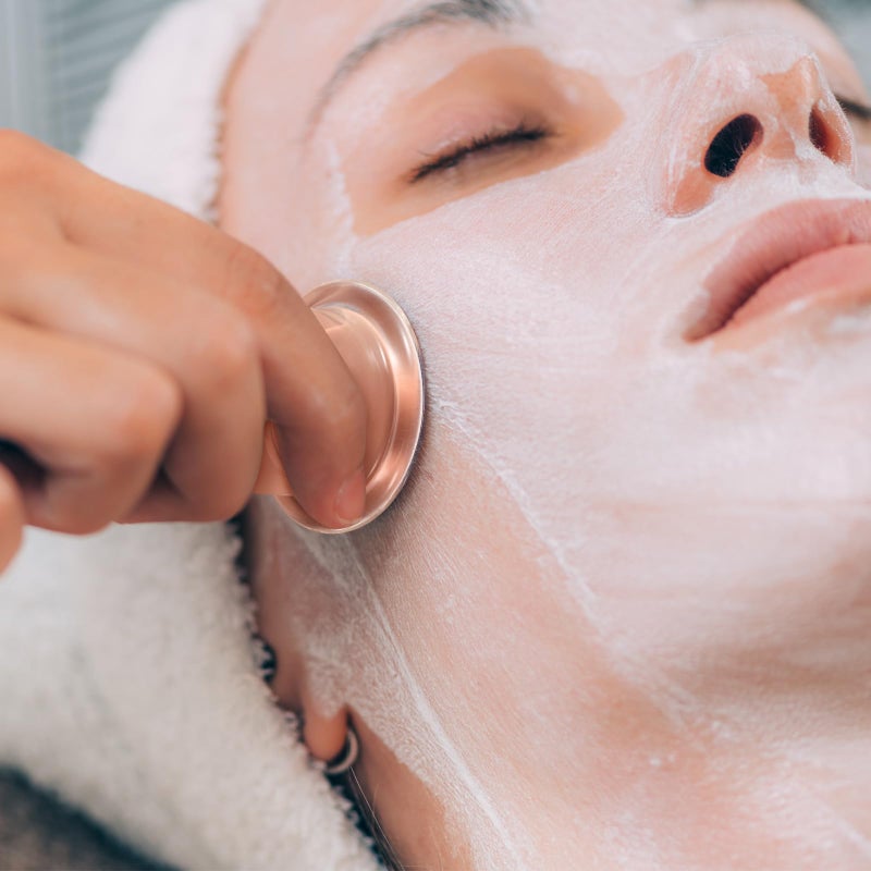 BBTO 4 Pieces Glass Cupping Set Glass Silicone Cupping Cups Massage Vacuum Suction Cupping Cups for Body Face Leg Arm Back Shoulder Muscle and Joint Pain (Rose) - Image 4