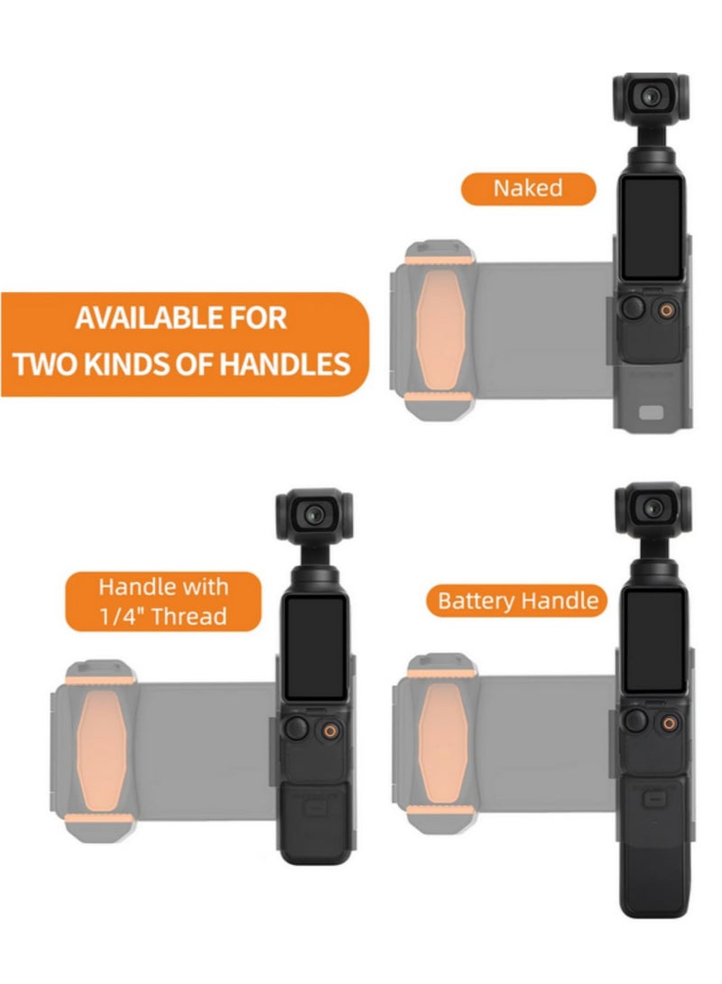 قطعة واحدة حامل هاتف محمول توسيع محول لملحقات DJI Osmo Pocket 3 إطار حماية مرشح صندوق تخزين أحذية بدء تشغيل بارد - Image 2