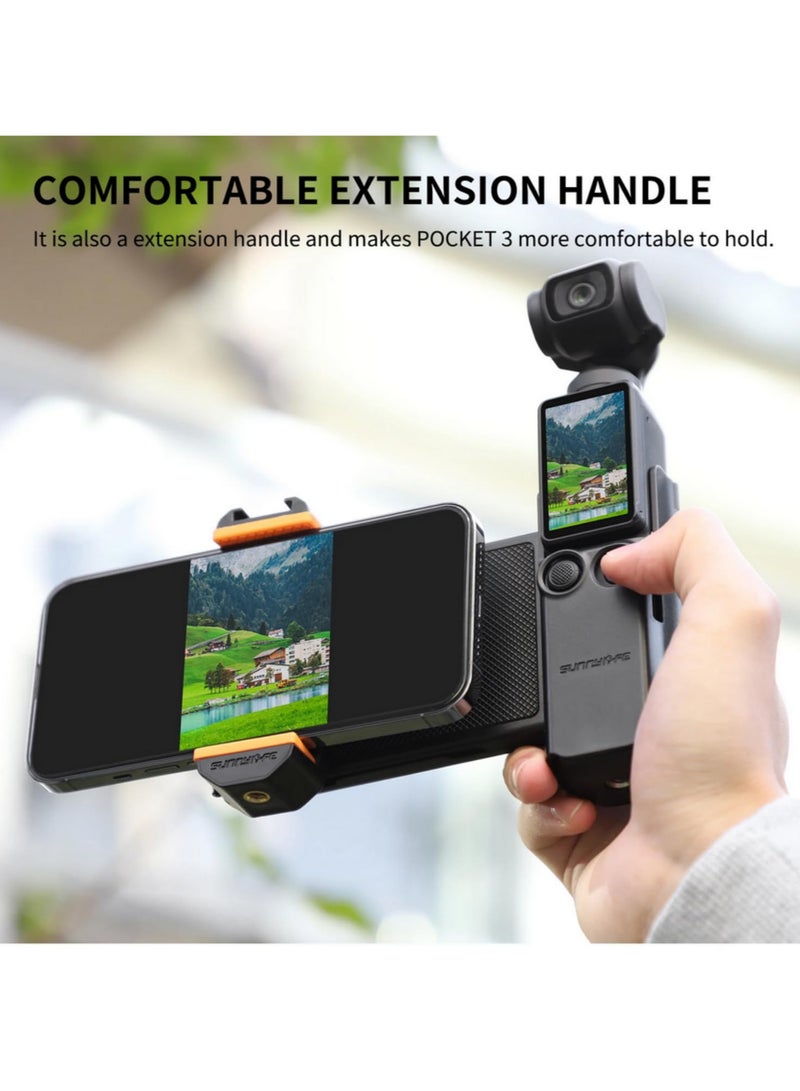 قطعة واحدة حامل هاتف محمول توسيع محول لملحقات DJI Osmo Pocket 3 إطار حماية مرشح صندوق تخزين أحذية بدء تشغيل بارد - Image 4