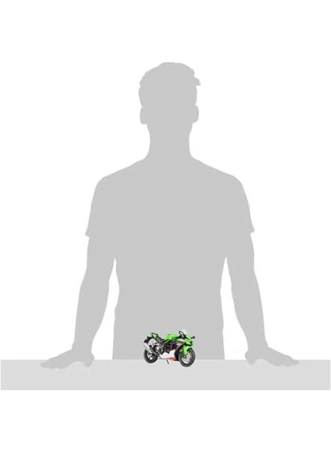 1/12 Scale 2021 Ninja ZX-10R Motorcycle Model Die cast Metal with Plastic Parts (Black) - Image 4