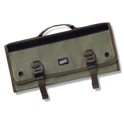 Knafs - Burrito Grande Knife Storage Roll - Large Hanging Expandable Bag with Straps (OD Green) - Image 1
