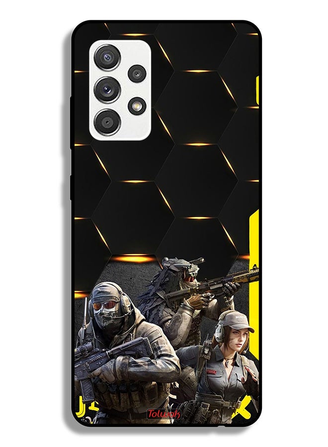 Tolwak Samsung Galaxy A32 5G Protective Case Cover Cyberpunk Wallpaper - Image 1