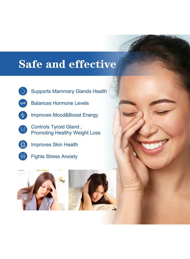 إيلهو كريم الإستروجين الحيوي المتطابق - علاج طبيعي لانقطاع الطمث مع البرسيم الأحمر، والكوهوش الأسود، وغيرها. استعادة التوازن الهرموني، وتحسين صحة البشرة، ومكافحة التوتر والقلق بأمان وفعالية. - Image 5