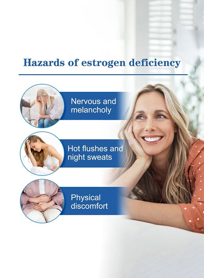 إيلهو كريم الإستروجين الحيوي المتطابق - علاج طبيعي لانقطاع الطمث مع البرسيم الأحمر، والكوهوش الأسود، وغيرها. استعادة التوازن الهرموني، وتحسين صحة البشرة، ومكافحة التوتر والقلق بأمان وفعالية. - Image 2