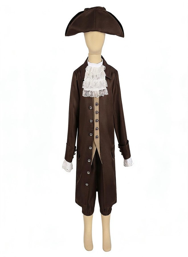 OEBLD Benjamin Franklin Costume Kid Colonial Children Colonial Deluxe Wax Museum Project Thomas Jefferson Alexander Hamilton Founding Father - Image 4