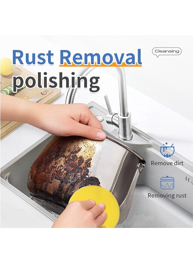 ويليام وير شمع منظف من الفولاذ المقاوم للصدأ 3 في 1 ، طحن تلميع متعدد الوظائف وكريم نظيف ، إزالة بقع الصدأ حرق الترسبات الكلسية لأحواض المطبخ صنابير أدوات الطهي 、 أسطح المواقد 、 الثلاجات والأجهزة المنزلية 100 جرام - Image 4