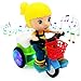 Tipmant Baby Toddler Electric Tricycle Toy Cartoon Motorcycle Vehicle Stunt Performance Music Luminous Lights Kids Birthday Gifts Girl - Image 2