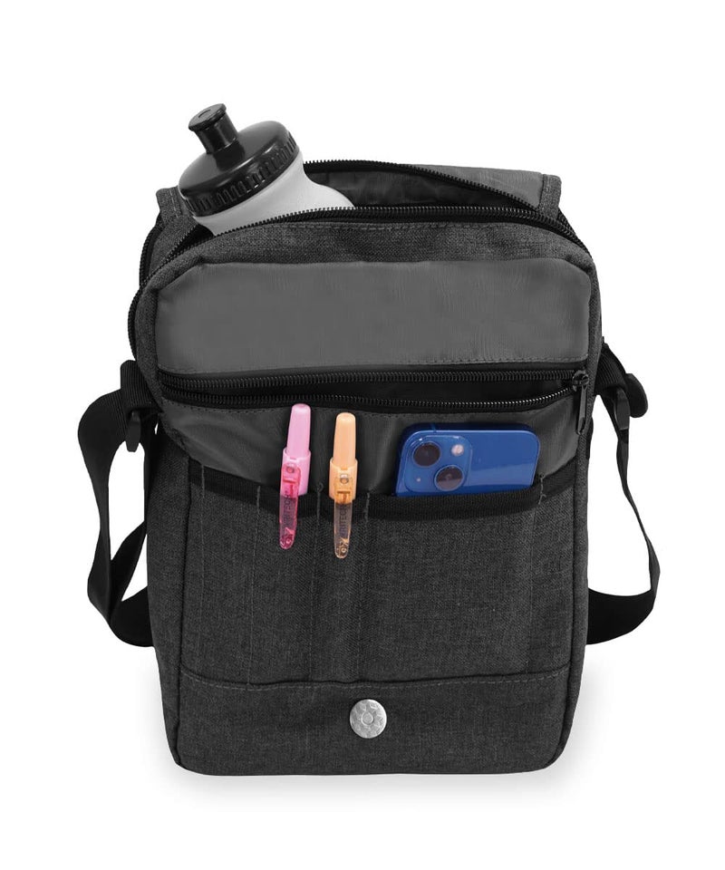Everest Utility Bag with Tablet Pocket, Charcoal, One Size - Image 4