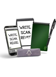 Rocketbook Smart Reusable Eco Notebook, Dotted Grid, Includes 1 Pilot Frixion Pen & Microfiber Cloth, Mini Size  - Image 1