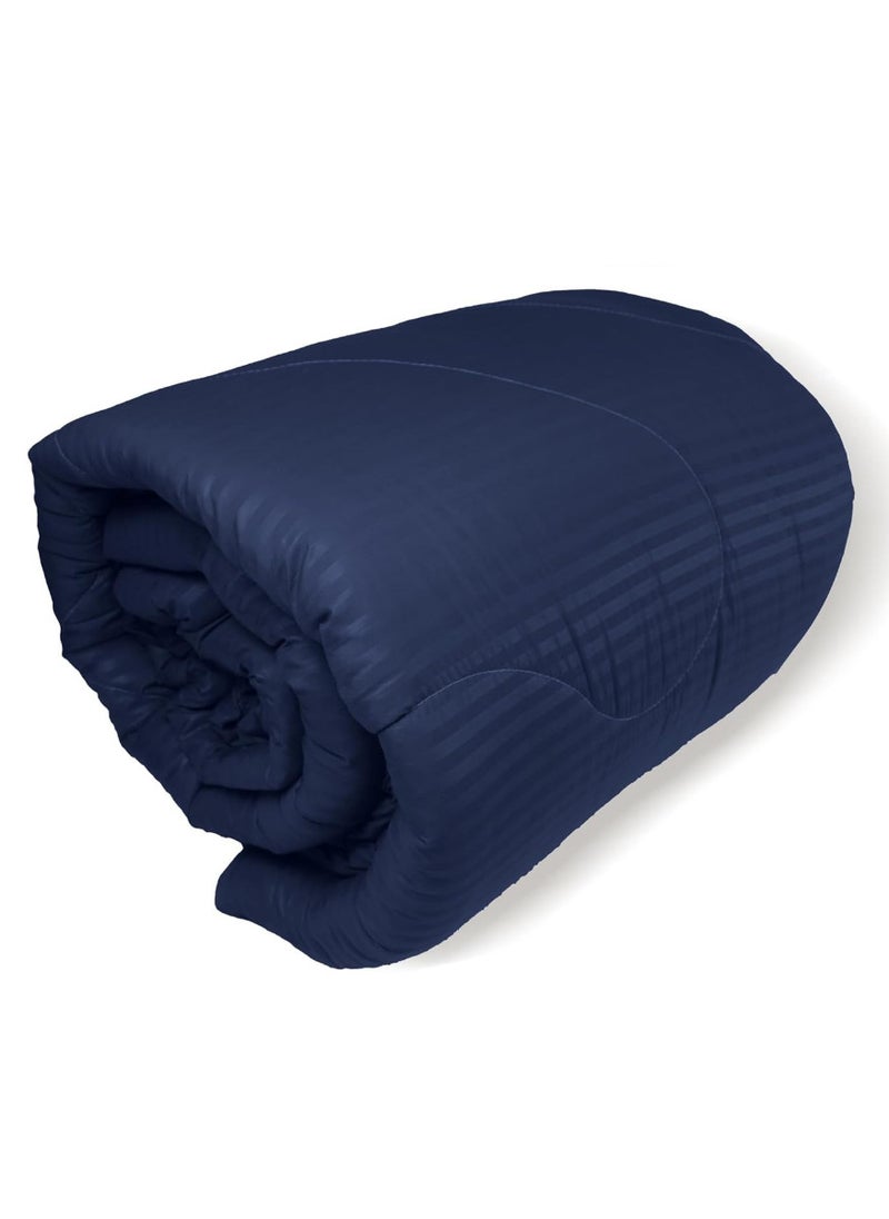 Blueberry Navy Blue Colour Solid Microfibre Duvet Fillers Microfiber160x220cm  - Image 1
