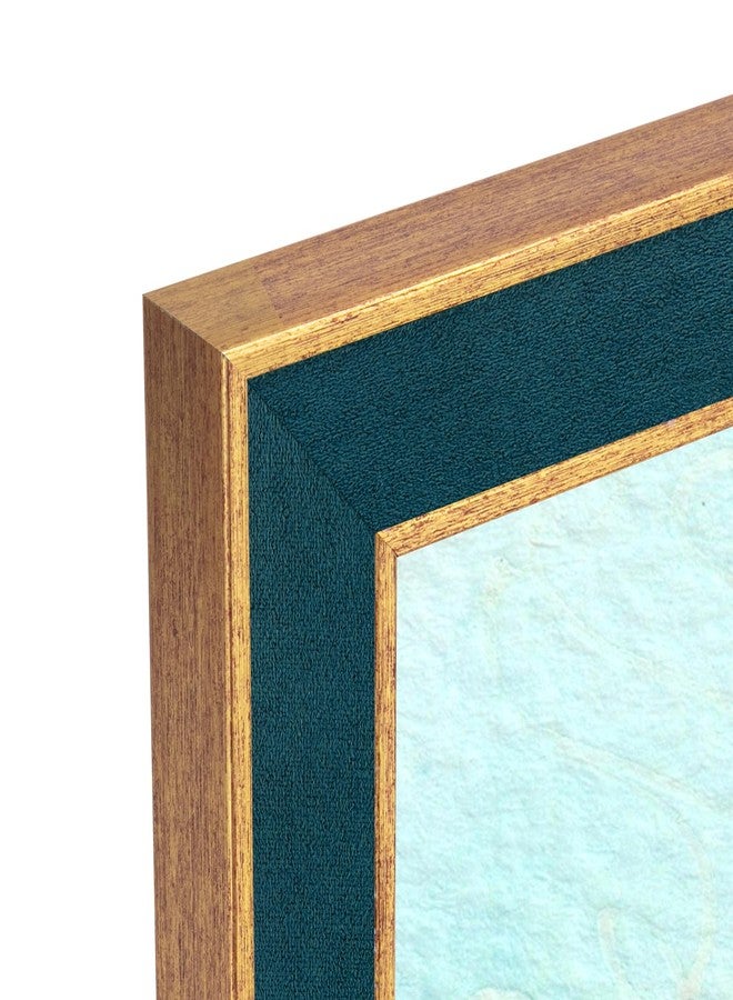 euwazram Suede 11x15 Frame - Single Frame, Elegant Navy 11 x 15 Poster Frame with Mat for 8.5x11, Picture Frames for Artwork, Puzzles, Photos and Movie Posters - Image 2