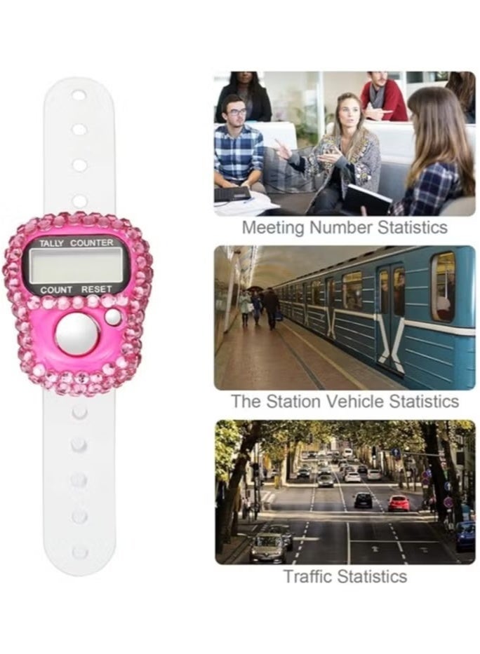 Toy Box 3 Pieces Mini Finger Tally Counter With LCD Display - Image 5