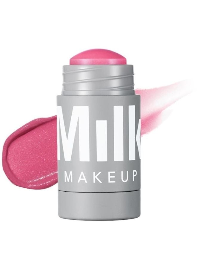 MILK MAKEUP MILK MAKEUP Lip + Cheek Cream Blush Stick Rally 6g – Mauve with Shimmer Multi-Use Non-Comedogenic Tint for Lips & Cheeks  - Image 1