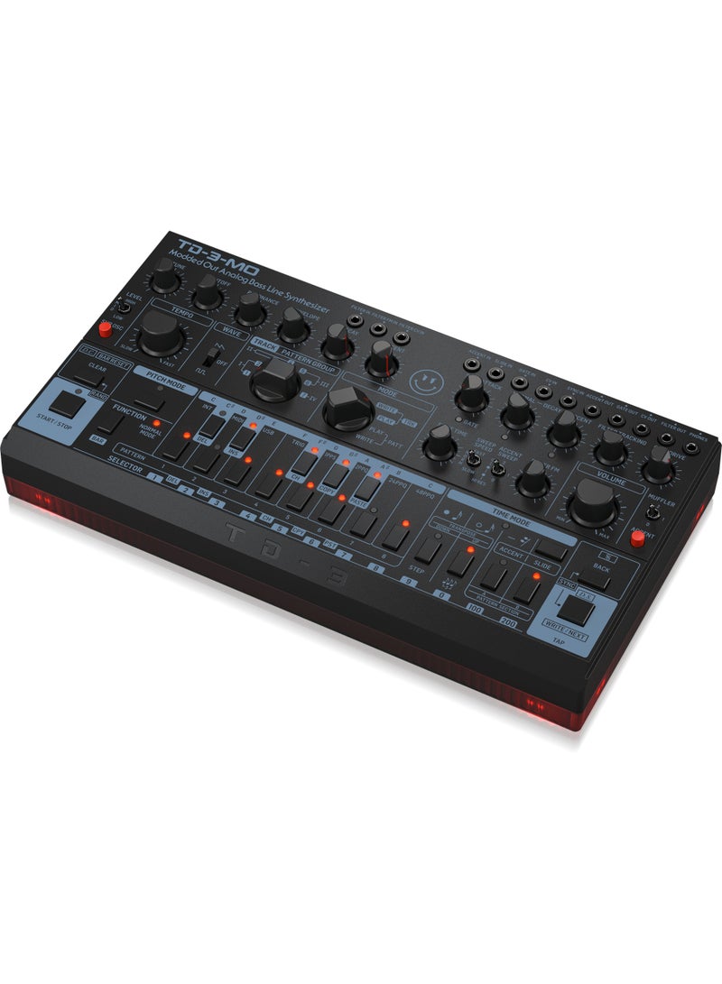 behringer محاكي خط الباس التناظري المعدل TD3MOBK مع VCO، VCF قابل للتحكم عبر MIDI ومذبذب تحت التوافقيات - Image 5