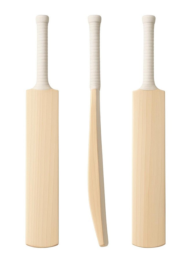 Zhoosh Plain English Wilow Cricket Bat | Warrier Look Cover | Short Handle - Image 2
