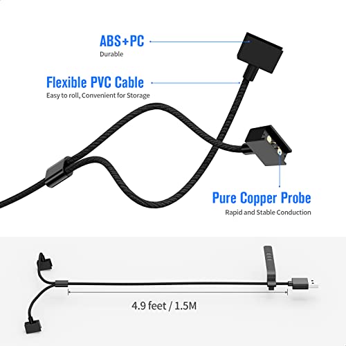Soarking شاحن بديل Soarking بطول 5 أقدام متوافق مع إطارات نظارات Razer Anzu الذكية - Image 2